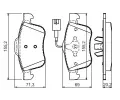 BOSCH Sada brzdovch destiek - kotouov brzda BO 0986494465, 0 986 494 465