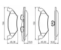 BOSCH Sada brzdovch destiek - kotouov brzda BO 0986494495, 0 986 494 495