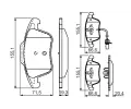 BOSCH Sada brzdovch destiek BO 0986494538, 0 986 494 538