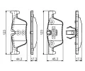 BOSCH Sada brzdovch destiek BO 0986494554, 0 986 494 554