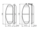 Sada brzdovch destiek BOSCH ‐ BO 0986494560