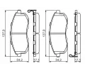 BOSCH Sada brzdovch destiek BO 0986494572, 0 986 494 572