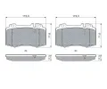 BOSCH Sada brzdovch destiek BO 0986494576, 0 986 494 576