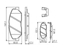 BOSCH Sada brzdovch destiek BO 0986494631, 0 986 494 631