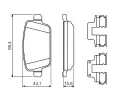 BOSCH Sada brzdovch destiek BO 0986494639, 0 986 494 639