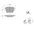 BOSCH Sada brzdovch destiek BO 0986494643, 0 986 494 643