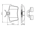 BOSCH Sada brzdovch destiek BO 0986494646, 0 986 494 646