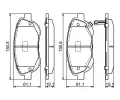 BOSCH Sada brzdovch destiek BO 0986494682, 0 986 494 682