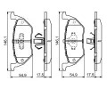 BOSCH Sada brzdovch destiek BO 0986494683, 0 986 494 683