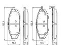 BOSCH Sada brzdovch destiek BO 0986494684, 0 986 494 684