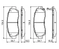 BOSCH Sada brzdovch destiek BO 0986494685, 0 986 494 685
