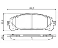 BOSCH Sada brzdovch destiek BO 0986494686, 0 986 494 686