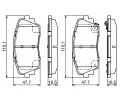 BOSCH Sada brzdovch destiek BO 0986494688, 0 986 494 688