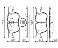BOSCH Sada brzdovch destiek BO 0986494689, 0 986 494 689
