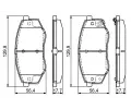 BOSCH Sada brzdovch destiek BO 0986494692, 0 986 494 692