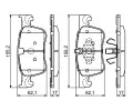 BOSCH Sada brzdovch destiek BO 0986494695, 0 986 494 695