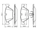 BOSCH Sada brzdovch destiek BO 0986494705, 0 986 494 705