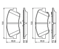 BOSCH Sada brzdovch destiek BO 0986494712, 0 986 494 712