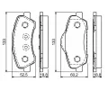 BOSCH Sada brzdovch destiek BO 0986494713, 0 986 494 713