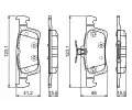BOSCH Sada brzdovch destiek BO 0986494715, 0 986 494 715