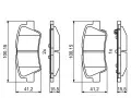BOSCH Sada brzdovch destiek BO 0986494768, 0 986 494 768