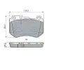 BOSCH Sada brzdovch destiek BO 0986494777, 0 986 494 777