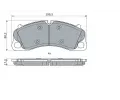 BOSCH Sada brzdovch destiek BO 0986494788, 0 986 494 788