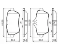 BOSCH Sada brzdovch destiek BO 0986494790, 0 986 494 790