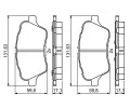 BOSCH Sada brzdovch destiek BO 0986494792, 0 986 494 792