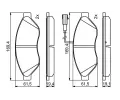 BOSCH Sada brzdovch destiek BO 0986494798, 0 986 494 798