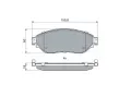 BOSCH Sada brzdovch destiek BO 0986494817, 0 986 494 817