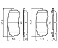 BOSCH Sada brzdovch destiek BO 0986494828, 0 986 494 828