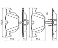BOSCH Sada brzdovch destiek BO 0986494862, 0 986 494 862
