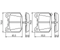 BOSCH Sada brzdovch destiek BO 0986494865, 0 986 494 865