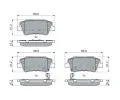 BOSCH Sada brzdovch destiek BO 0986494908, 0 986 494 908