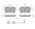 BOSCH Sada brzdovch destiek BO 0986494916, 0 986 494 916