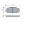 BOSCH Sada brzdovch destiek ‐ BO 0986494944