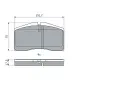 BOSCH Sada brzdovch destiek BO 0986494950, 0 986 494 950