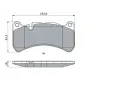 BOSCH Sada brzdovch destiek BO 0986494965, 0 986 494 965