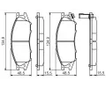 BOSCH Sada brzdovch destiek BO 0986495146, 0 986 495 146