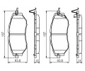 BOSCH Sada brzdovch destiek ‐ BO 0986495156