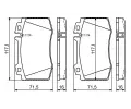 BOSCH Sada brzdovch destiek BO 0986495278, 0 986 495 278