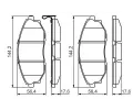 Sada brzdovch destiek BOSCH ‐ BO 0986495353