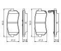 BOSCH Sada brzdovch destiek ‐ BO 0986495354