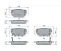 BOSCH Sada brzdovch destiek BO 0986495393, 0 986 495 393