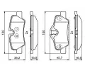 BOSCH Sada brzdovch destiek BO 0986495400, 0 986 495 400