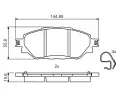 BOSCH Sada brzdovch destiek ‐ BO 0986495425