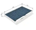 BOSCH Filtr vzduchu v interiru + BO 0986628501, 0 986 628 501