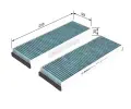 BOSCH Filtr vzduchu v interiru + BO 0986628505, 0 986 628 505