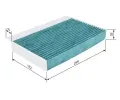 BOSCH Filtr vzduchu v interiru + BO 0986628534, 0 986 628 534